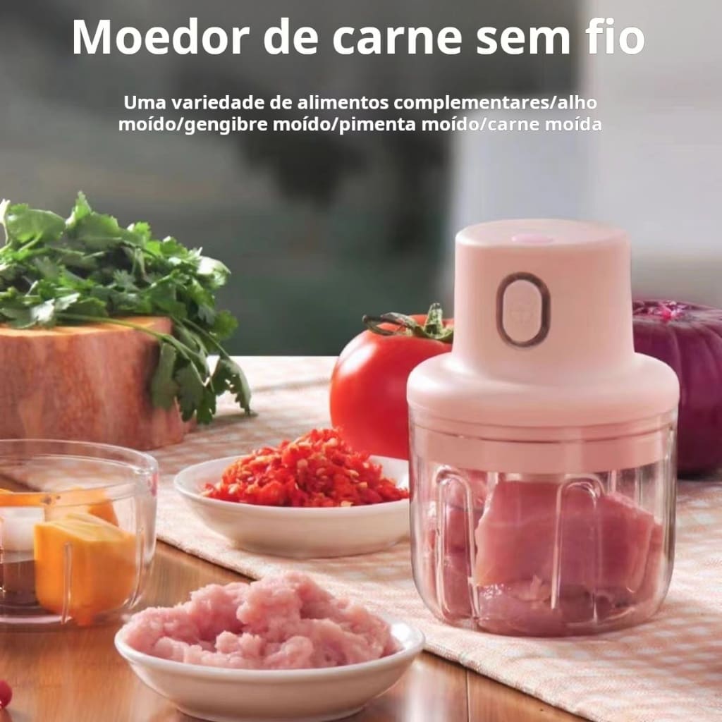 Mini Processador Elétrico Portátil | Izla Store