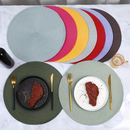 Kit 4/6 Peças Jogo Americano Redondo Sousplat Cozinha Jantar Descanso de Prato Sousplat Cozinha