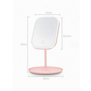 Espelho Para Maquiagem Touch Mesa Inteligente Com Luz Led Portátil Ajustável