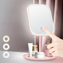 Espelho Para Maquiagem Touch Mesa Inteligente Com Luz Led Portátil Ajustável