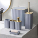 Kit Banheiro 6 Peças Completo Organizador Moderno | Izla Store
