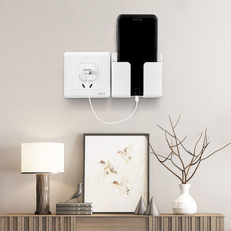 KIT 1/2/5 Suporte De Parede Multifuncional Caixa De Armazenamento Casa Para Carregar Remoto Um Slot Promoção