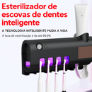 Porta Escova Dentes Com Esterilizador Uv Aplicador Pasta de Dente Suporte Dispenser