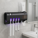 Porta Escovas com Esterilizador UV e Dispenser de Pasta | Izla Store