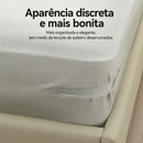 Fixador de Colchão Antideslizante, Fácil de Instalar, Compatível com Cama de Solteiro e Casal