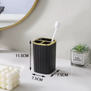 Kit Banheiro 6 Peças Conjunto Moderno Lavabo Completo com Escova Sanitário.