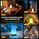 Luminária De Luz Noturna Controle De Toque Recarregáveis 13 Cores LED