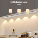 Ultra fino diodo emissor de luz 20/40/50/60/80cm armário lâmpada pir sensor de movimento sem fio usb recarregável luz