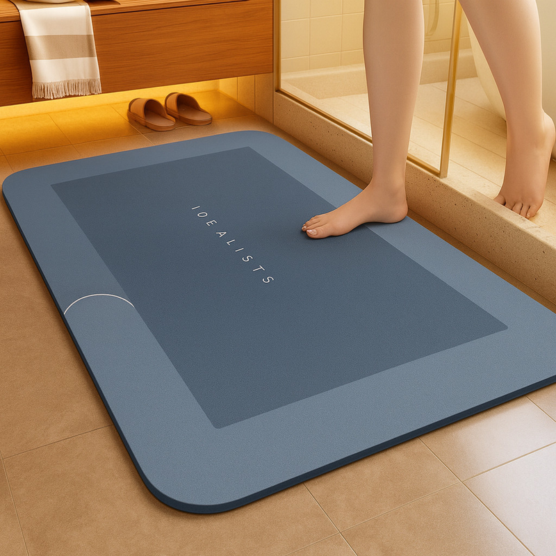 Tapete de Banheiro Absorvente Antiderrapante Secagem Rápida | Izla Store