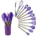 Kit de Utensílios de Silicone 12 Peças | Izla Store