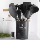Jogo Completo de Utensílios de Cozinha de Silicone Itens Essenciais para sua Casa KITC/12 Su
